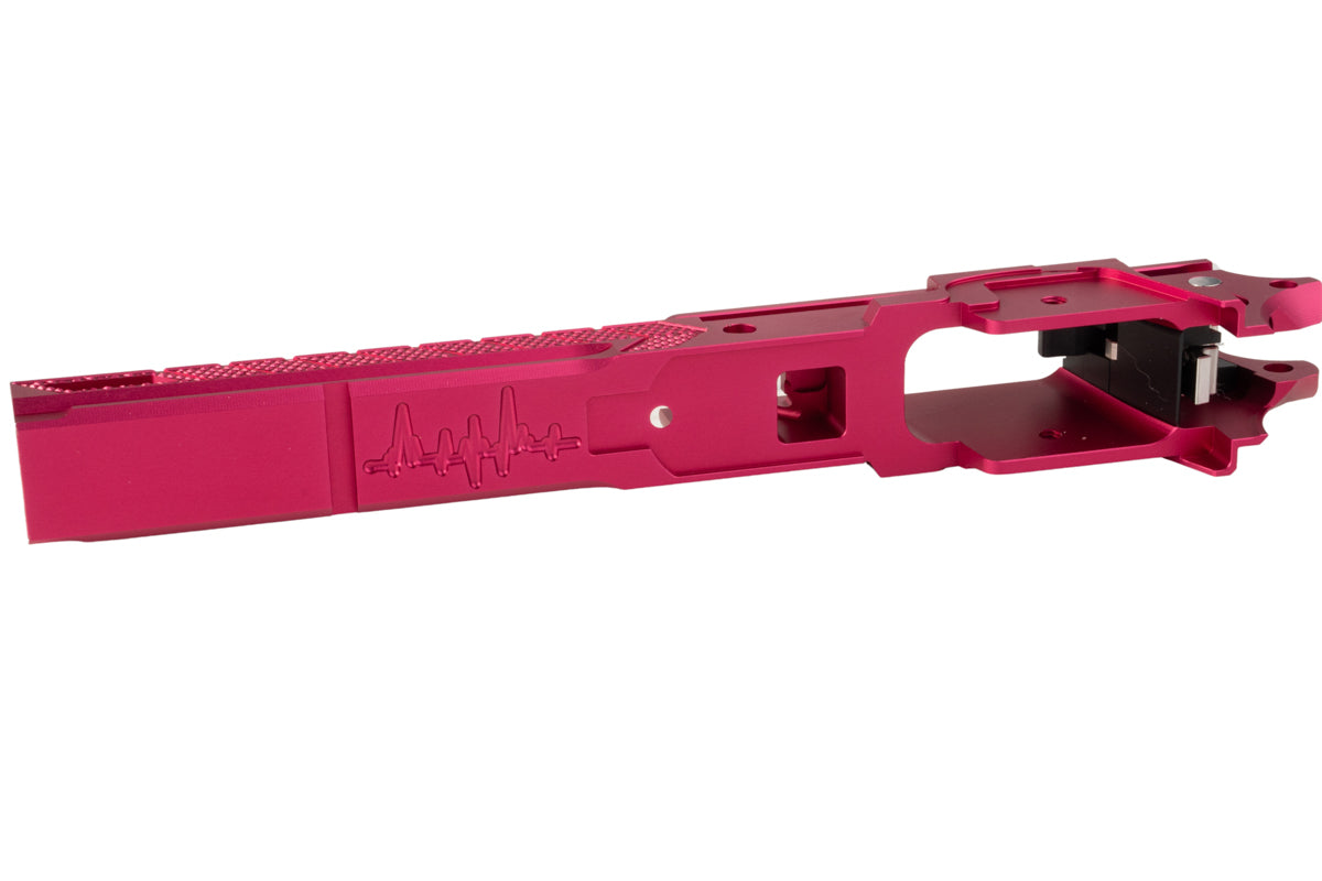 Dr. Black CNC Aluminum Style 05 Frame For Tokyo Marui Hi Capa 5.1 GBB Airsoft (Magenta)