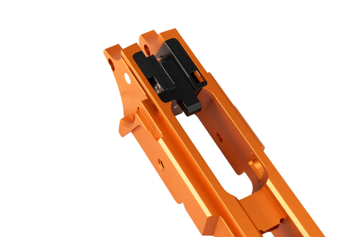 Dr. Black CNC Aluminum Style 05 Frame For Tokyo Marui Hi Capa 5.1 GBB Airsoft (Orange)
