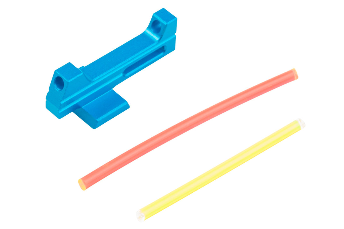 Dr. Black Fiber Aluminum Optic Front Sight For Tokyo Marui Hi Capa Airsoft (Aqua)