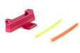 Dr. Black Aluminum Fiber Optic Front Sight For Tokyo Marui Hi Capa GBB Airsoft (Magenta)