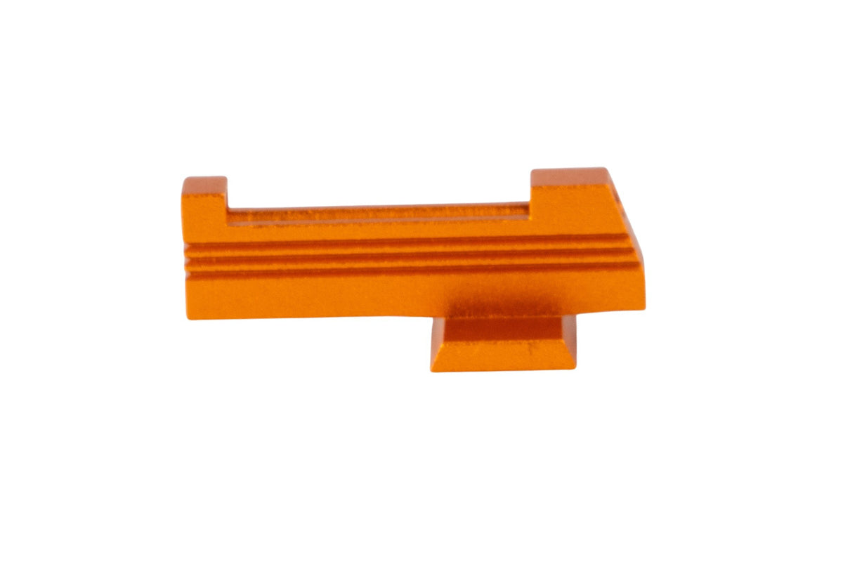 Dr. Black Aluminum Fiber Optic Front Sight For Tokyo Marui Hi Capa GBB Airsoft (Orange)