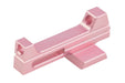Dr. Black Fiber Aluminum Optic Front Sight For Tokyo Marui Hi Capa Airsoft (Pink)