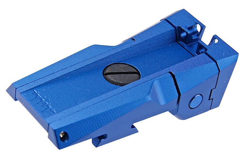 Dr. Black Aluminum Optic Rear Sight For Tokyo Marui Hi Capa 5.1 GBB Airsoft (Blue)