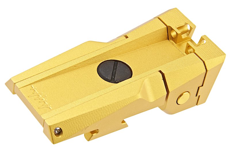 Dr. Black Aluminum Optic Rear Sight For Tokyo Marui Hi Capa 5.1 GBB Airsoft (Gold)