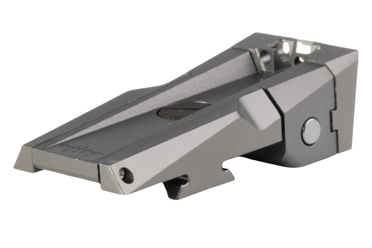 Dr. Black Aluminum Optic Rear Sight For Tokyo Marui Hi Capa 5.1 GBB Airsoft (Grey)