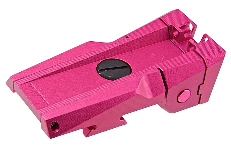 Dr. Black Aluminum Optic Rear Sight For Tokyo Marui Hi Capa 5.1 GBB Airsoft (Magenta)