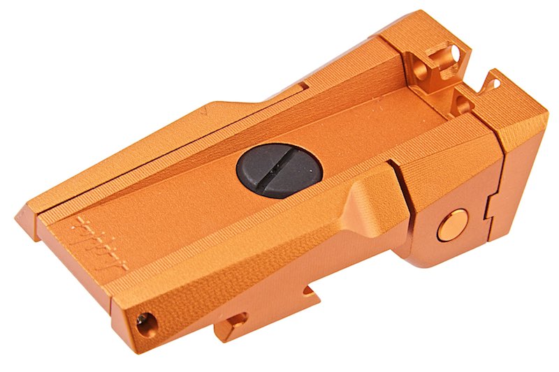 Dr. Black Aluminum Optic Rear Sight For Tokyo Marui Hi Capa 5.1 GBB Airsoft (Orange)