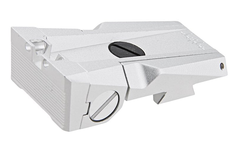 Dr. Black Aluminum Optic Rear Sight For Tokyo Marui Hi Capa 5.1 GBB Airsoft (Silver)