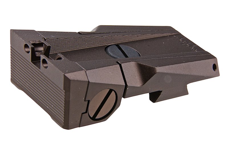 Dr. Black Aluminum Optic Rear Sight For Tokyo Marui Hi Capa 5.1 GBB Airsoft (Tan)
