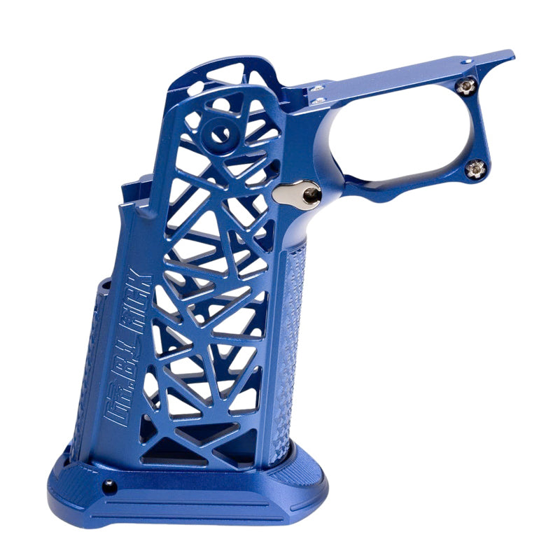 Dr. Black Type A Aluminum Grip For Tokyo Marui Hi Capa GBB Airsoft (Blue)