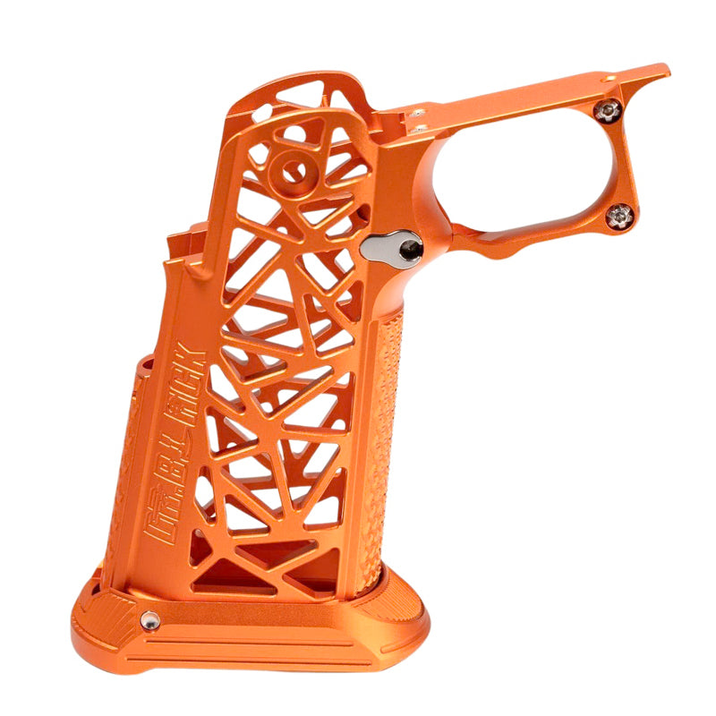 Dr. Black Type A Aluminum Grip For Tokyo Marui Hi Capa GBB Airsoft (Orange)