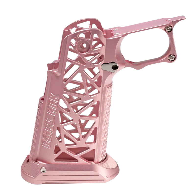 Dr. Black Type A Aluminum Grip For Tokyo Marui Hi Capa GBB Airsoft (Pink)