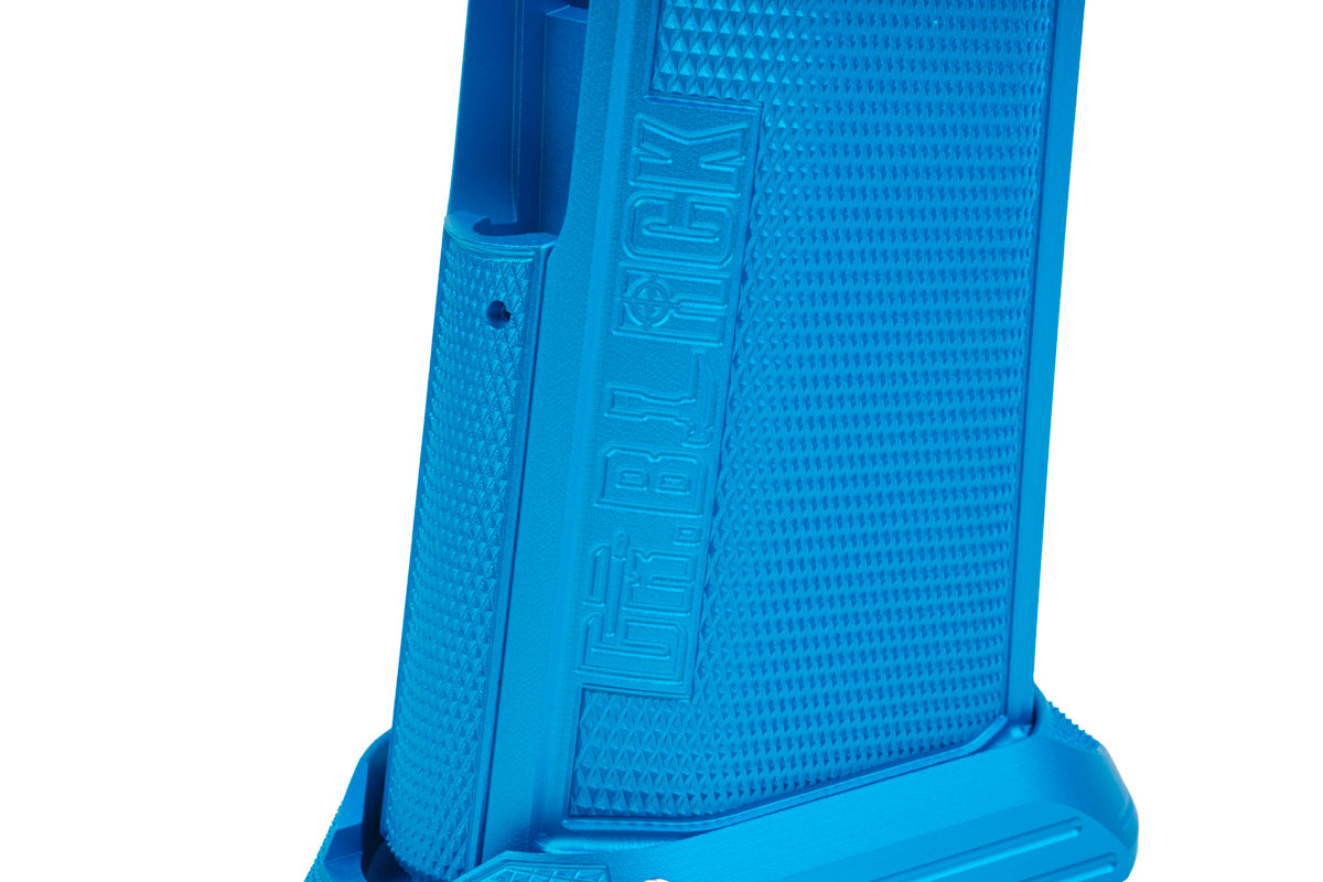Dr. Black Aluminum Grip For Tokyo Marui Hi Capa GBB Airsoft (Type B/ Aqua)