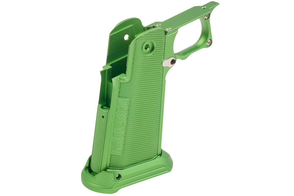 Dr. Black Aluminum Grip For Tokyo Marui Hi Capa GBB Airsoft (Type B/ Green)
