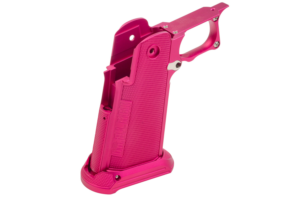 Dr. Black Aluminum Grip For Tokyo Marui Hi Capa GBB Airsoft (Type B/ Magenta)