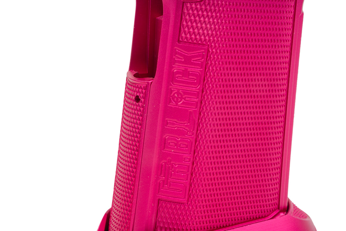 Dr. Black Aluminum Grip For Tokyo Marui Hi Capa GBB Airsoft (Type B/ Magenta)