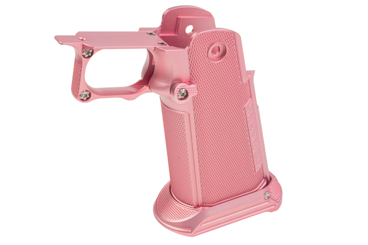 Dr. Black Aluminum Grip For Tokyo Marui Hi Capa GBB Airsoft (Type B/ Pink)
