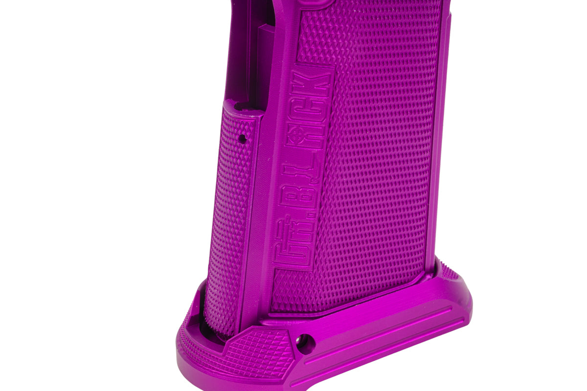 Dr. Black Aluminum Grip For Tokyo Marui Hi Capa GBB Airsoft (Type B/ Purple)