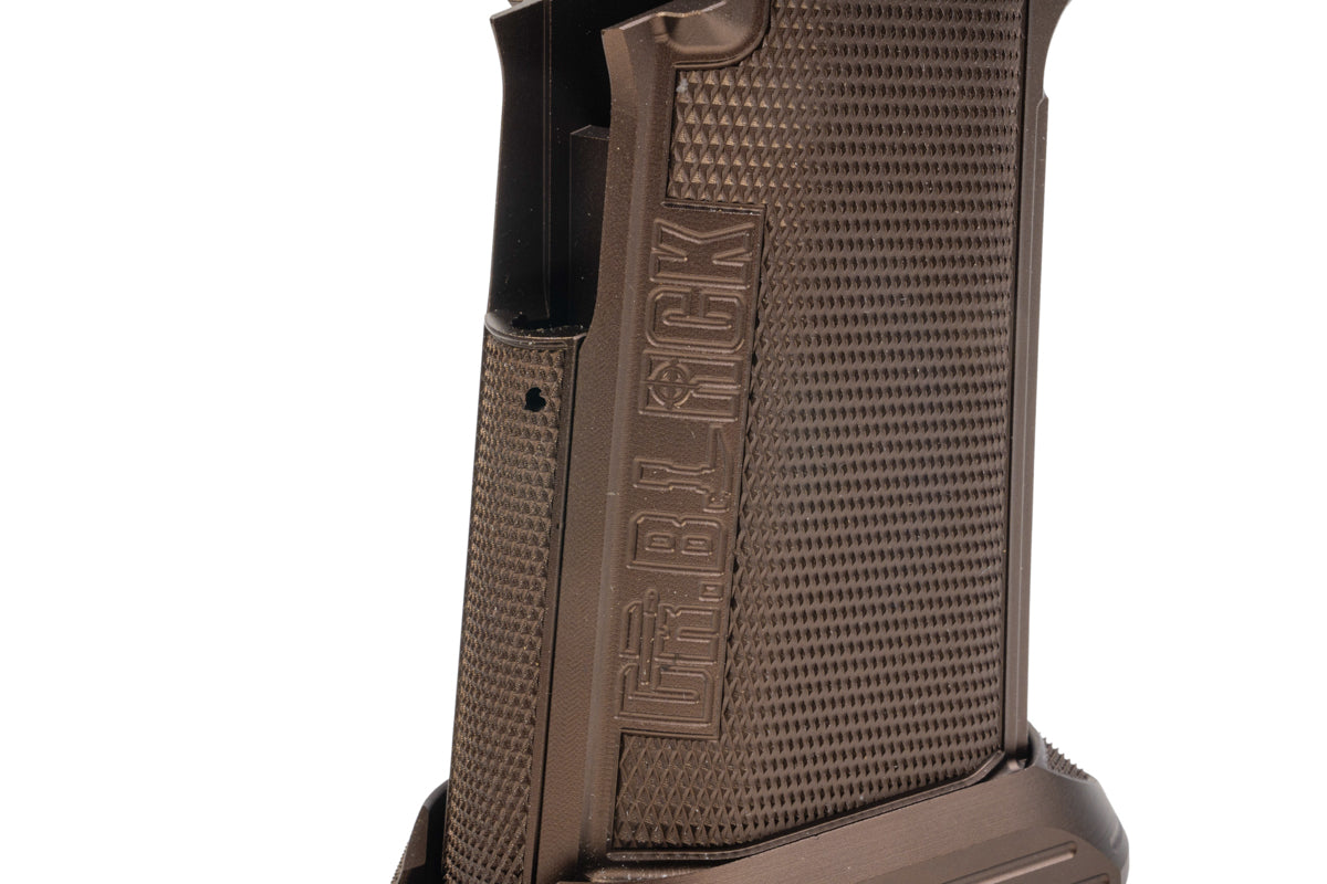 Dr. Black Aluminum Grip For Tokyo Marui Hi Capa GBB Airsoft (Type B/ Tan)