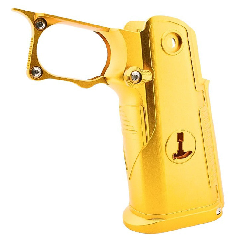 Dr. Black Type C Aluminum Grip For Tokyo Marui Hi Capa GBB Airsoft Pistol (Gold)