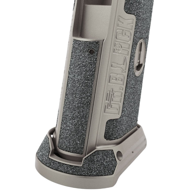 Dr. Black Type C Aluminum Grip For Tokyo Marui Hi Capa GBB Airsoft Pistol (Gray)
