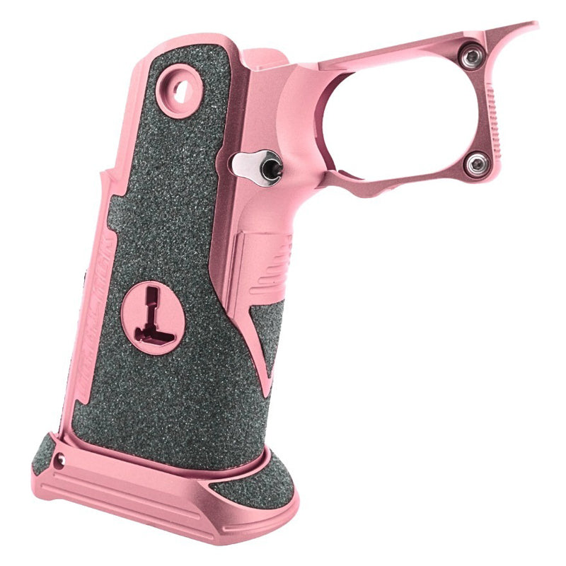 Dr. Black Type C Aluminum Grip For Tokyo Marui Hi Capa GBB Airsoft Pistol (Pink)