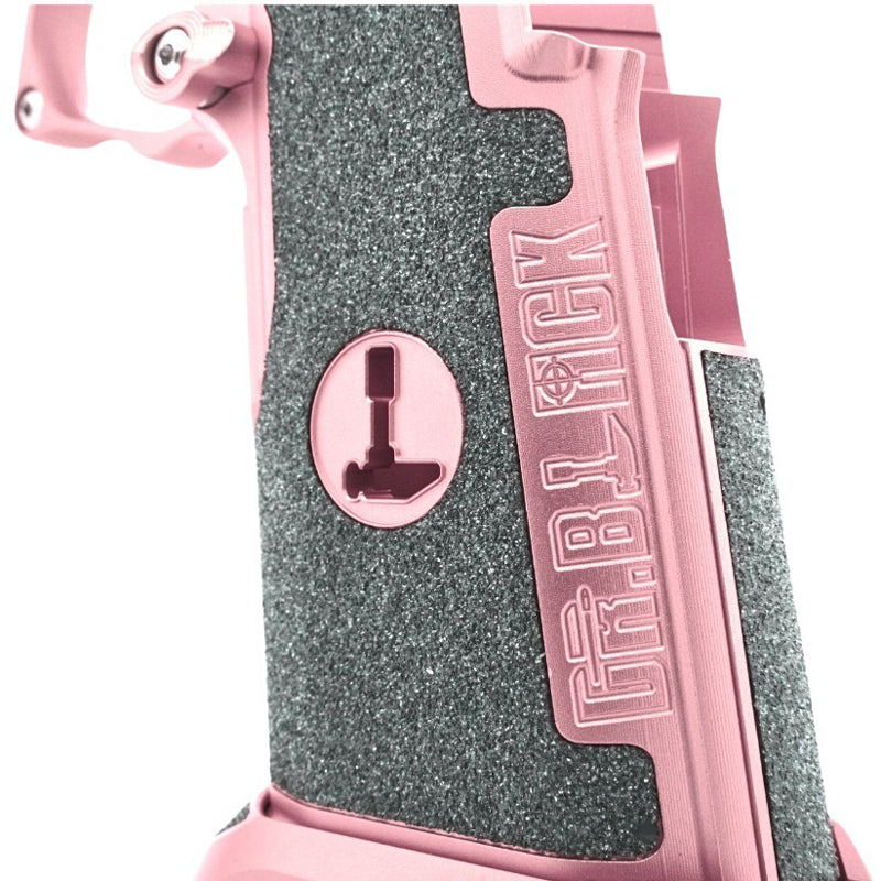 Dr. Black Type C Aluminum Grip For Tokyo Marui Hi Capa GBB Airsoft Pistol (Pink)