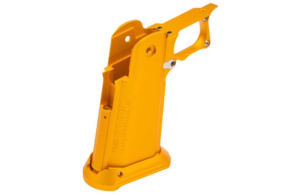 Dr. Black Aluminum Grip For Tokyo Marui Hi Capa GBB Airsoft (Type CLEAN/ Gold)