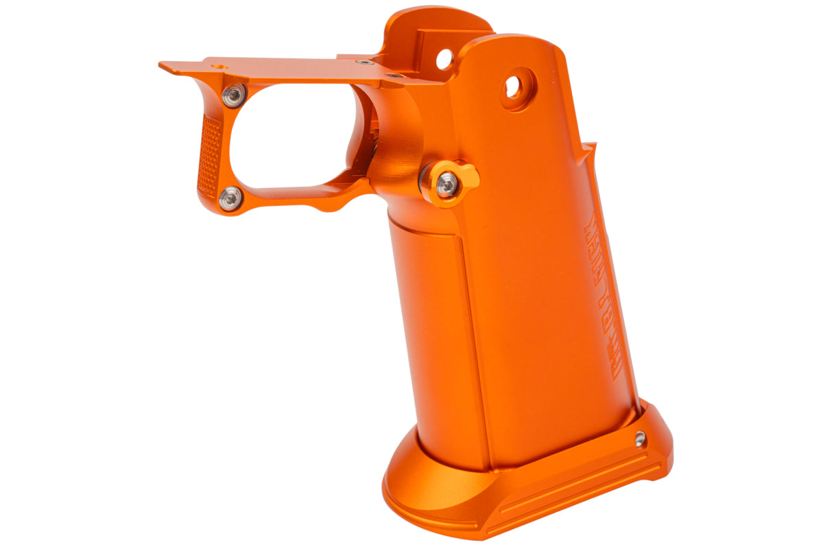 Dr. Black Aluminum Grip For Tokyo Marui Hi Capa GBB Airsoft (Type CLEAN/ Orange)