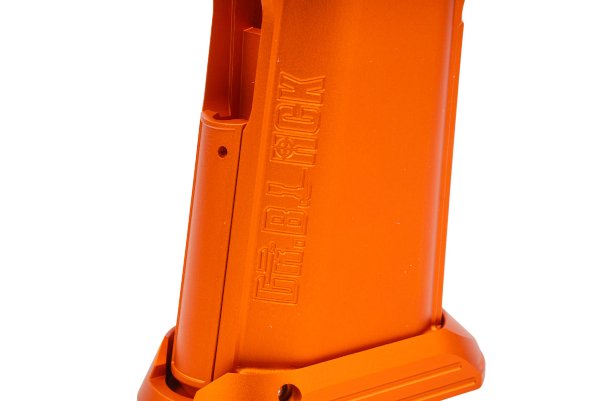 Dr. Black Aluminum Grip For Tokyo Marui Hi Capa GBB Airsoft (Type CLEAN/ Orange)