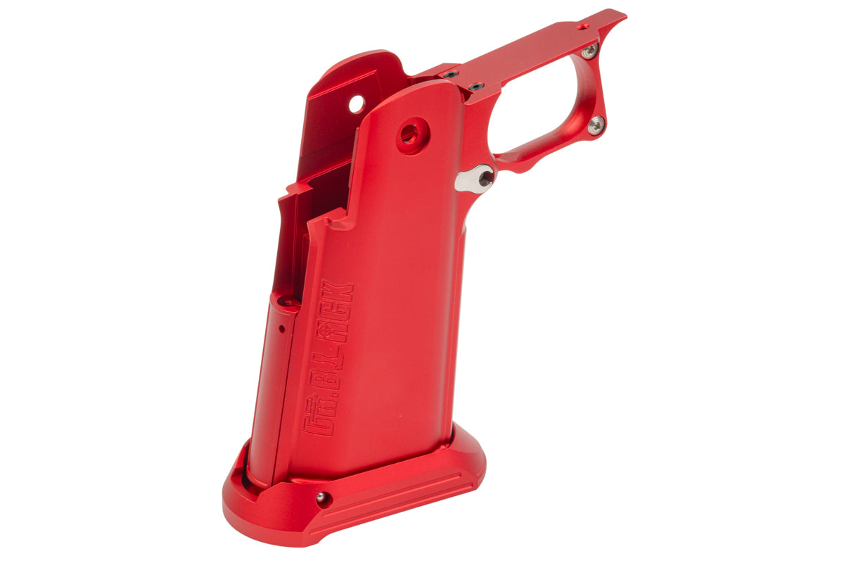 Dr. Black Aluminum Grip For Tokyo Marui Hi Capa GBB Airsoft (Type CLEAN, Red)