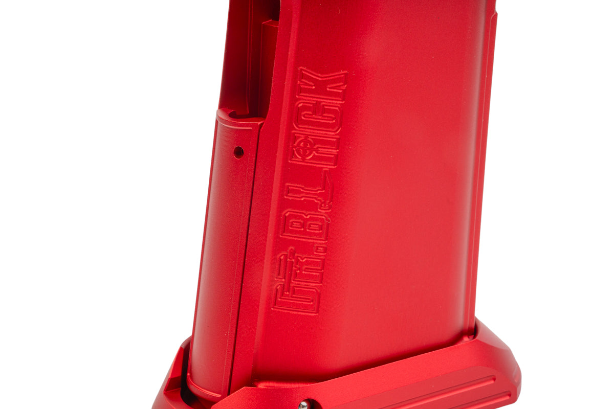 Dr. Black Aluminum Grip For Tokyo Marui Hi Capa GBB Airsoft (Type CLEAN, Red)