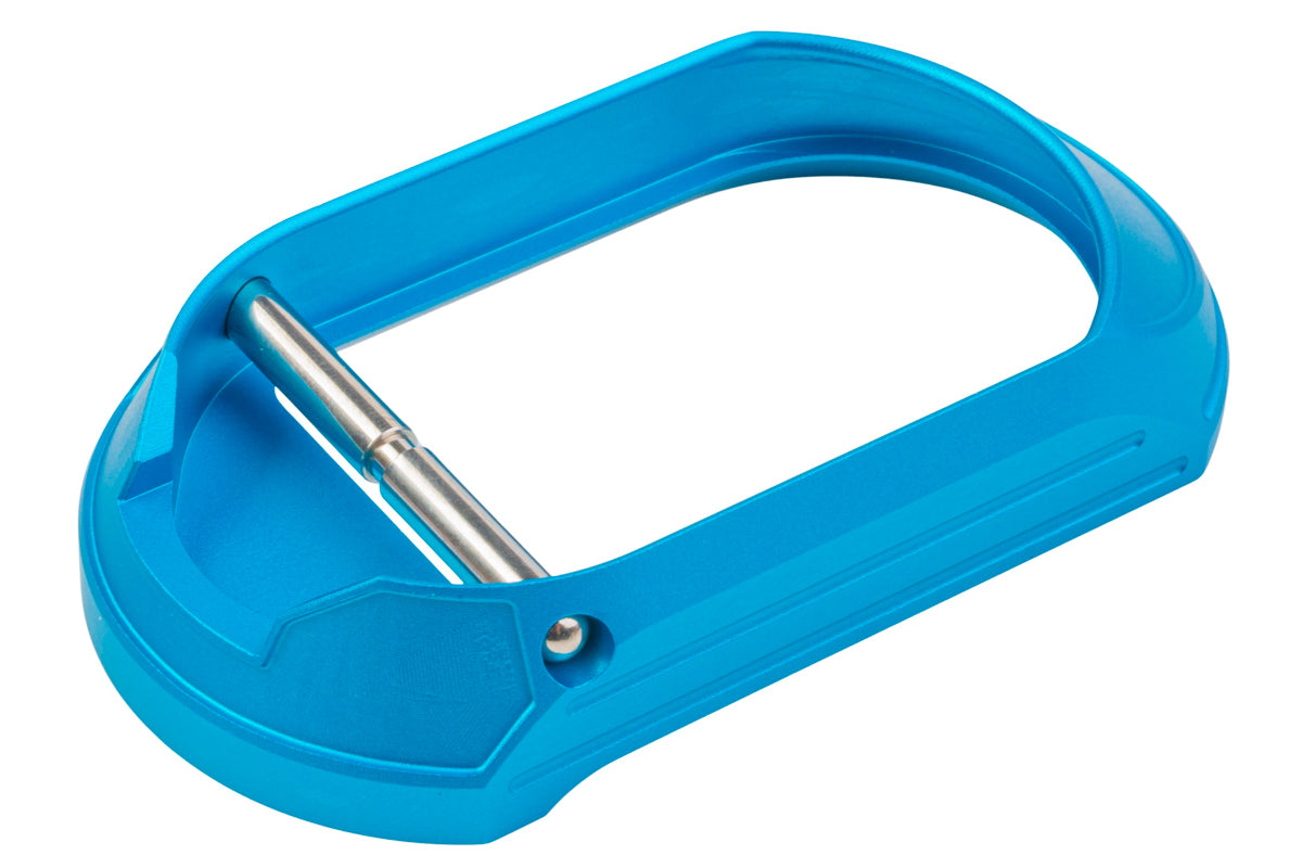 Dr. Black Aluminum Magwell Type C For Tokyo Marui Hi Capa GBB Airsoft - Aqua (Polymer Grip / Dr.Black Aluminum Grip)