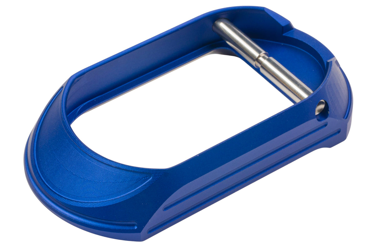 Dr. Black Aluminum Magwell Type C For Tokyo Marui Hi Capa GBB Airsoft - Blue (Polymer Grip / Dr.Black Aluminum Grip)