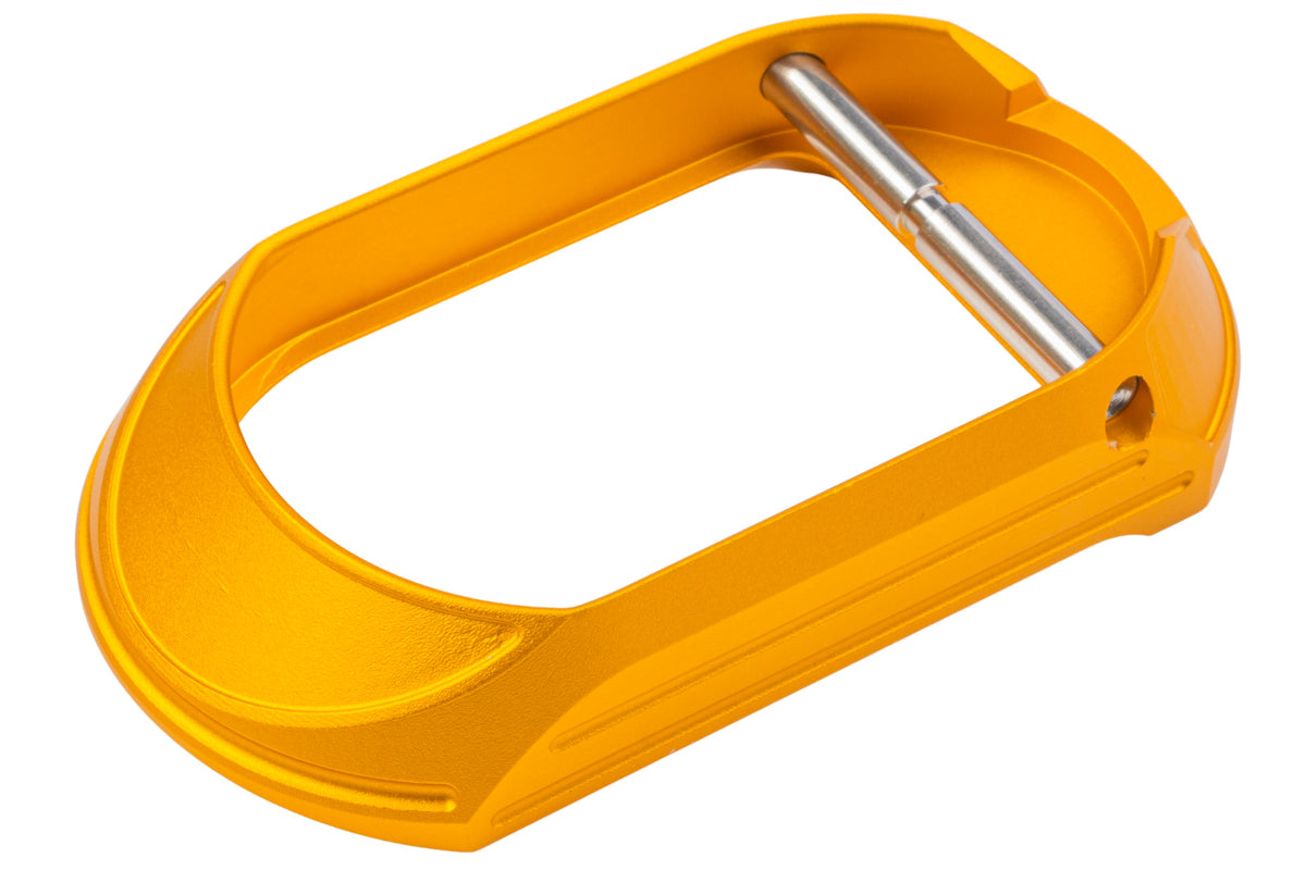 Dr. Black Aluminum Magwell Type C For Tokyo Marui Hi Capa GBB Airsoft - Gold (Polymer Grip / Dr.Black Aluminum Grip)