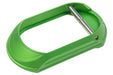Dr. Black Aluminum Magwell Type C For Tokyo Marui Hi Capa GBB Airsoft - Green (Polymer Grip / Dr.Black Aluminum Grip)