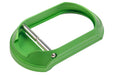 Dr. Black Aluminum Magwell Type C For Tokyo Marui Hi Capa GBB Airsoft - Green (Polymer Grip / Dr.Black Aluminum Grip)