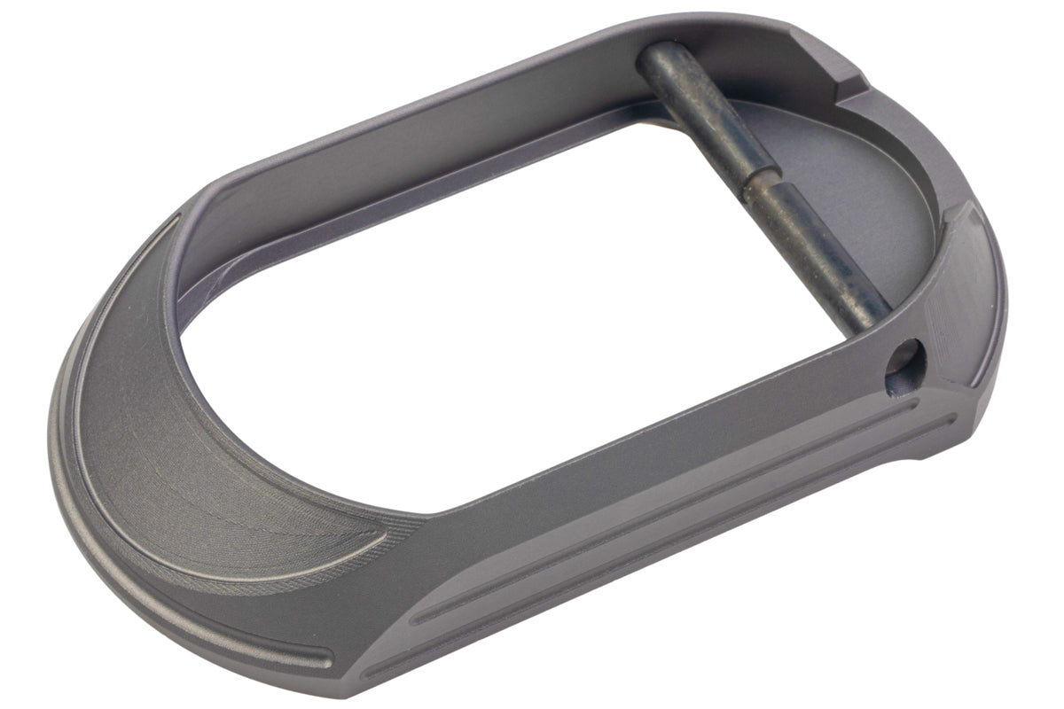 Dr. Black Aluminum Magwell Type C For Tokyo Marui Hi Capa GBB Airsoft - Grey (Polymer Grip / Dr.Black Aluminum Grip)