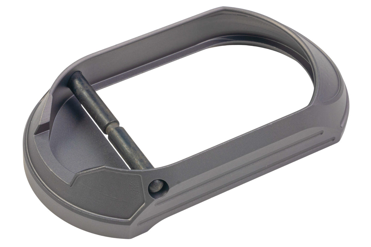 Dr. Black Aluminum Magwell Type C For Tokyo Marui Hi Capa GBB Airsoft - Grey (Polymer Grip / Dr.Black Aluminum Grip)