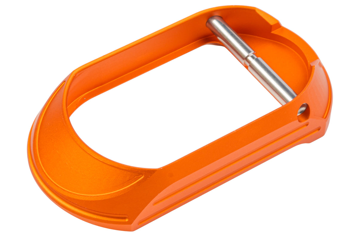 Dr. Black Aluminum Magwell Type C For Tokyo Marui Hi Capa GBB Airsoft - Orange (Polymer Grip / Dr.Black Aluminum Grip)
