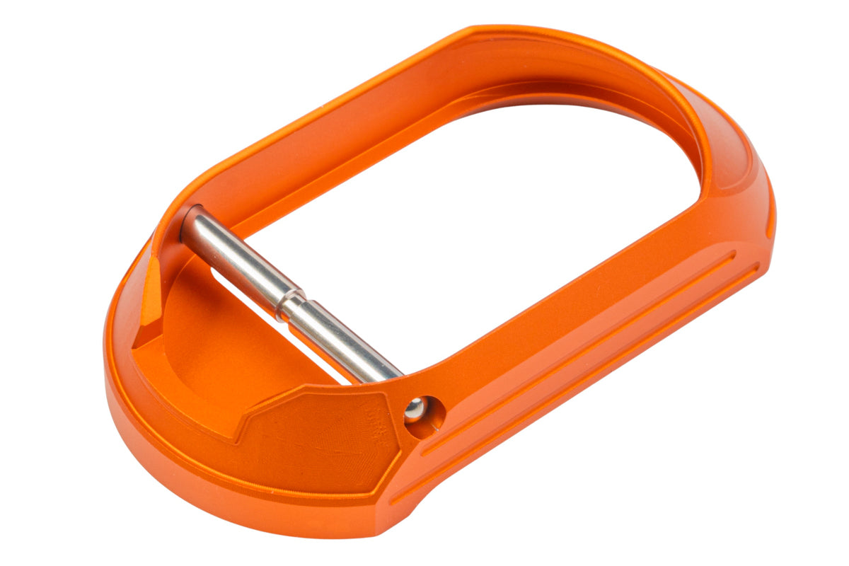 Dr. Black Aluminum Magwell Type C For Tokyo Marui Hi Capa GBB Airsoft - Orange (Polymer Grip / Dr.Black Aluminum Grip)