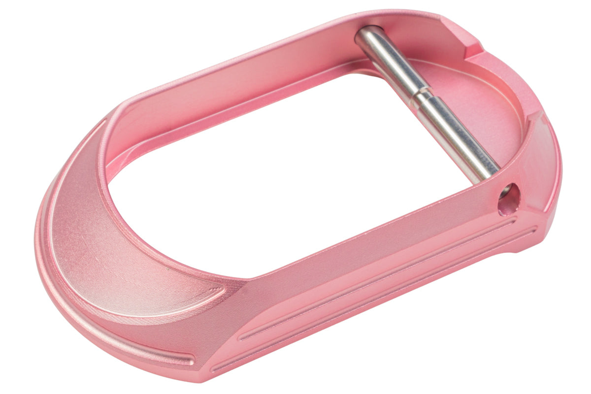 Dr. Black Aluminum Magwell Type C For Tokyo Marui Hi Capa GBB Airsoft - Pink (Polymer Grip / Dr.Black Aluminum Grip)