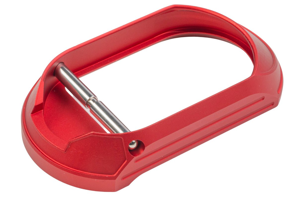 Dr. Black Aluminum Magwell Type C For Tokyo Marui Hi Capa GBB Airsoft - Red (Polymer Grip / Dr.Black Aluminum Grip)