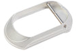 Dr. Black Aluminum Magwell Type C For Tokyo Marui Hi Capa GBB Airsoft - Silver (Polymer Grip / Dr.Black Aluminum Grip)