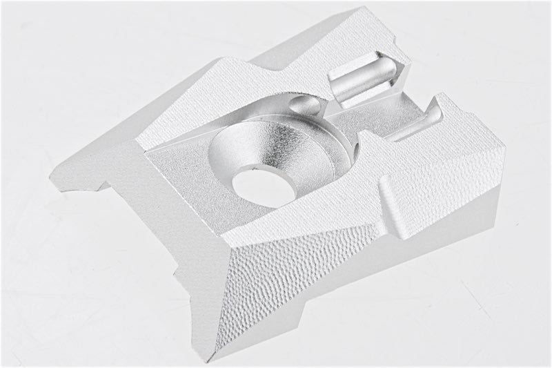 Dr.Black Aluminum Fiber Optic Rear Sight For Tokyo Marui Hi Capa 4.3 (Silver)