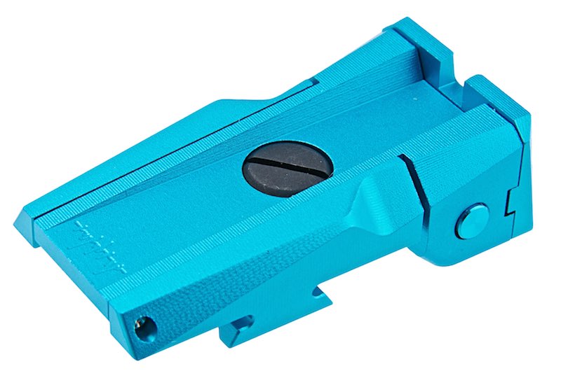 Dr. Black Aluminum Rear Iron Sight For Tokyo Marui Hi Capa 5.1 GBB Airsoft (Aqua)