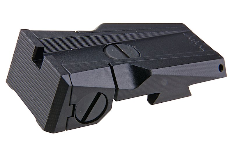 Dr. Black Aluminum Rear Iron Sight For Tokyo Marui Hi Capa 5.1 GBB Airsoft