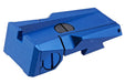 Dr. Black Aluminum Rear Iron Sight For Tokyo Marui Hi Capa 5.1 GBB Airsoft (Blue)