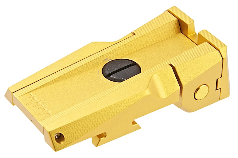 Dr. Black Aluminum Rear Iron Sight For Tokyo Marui Hi Capa 5.1 GBB Airsoft (Gold)