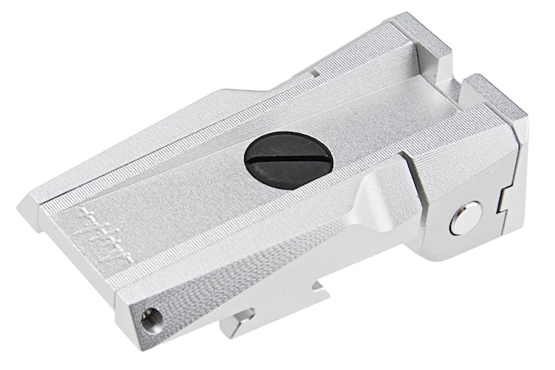 Dr. Black Aluminum Rear Iron Sight For Tokyo Marui Hi Capa 5.1 GBB Airsoft (Silver)